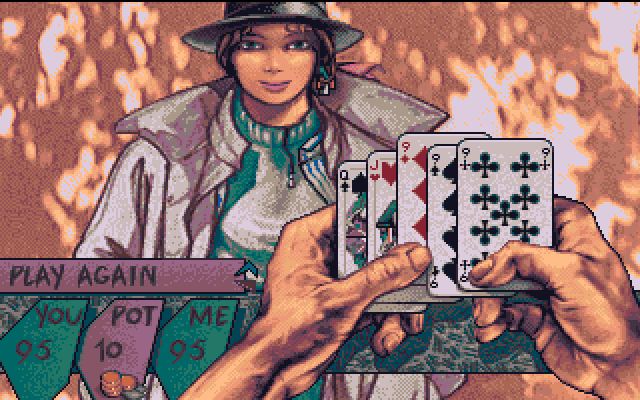 Teenage Queen Amiga Screenshot: Game start.