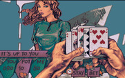 Teenage Queen for Amiga - Will you bet on this hand?