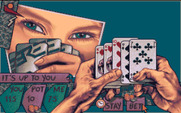 Teenage Queen for Amiga - The occasional closeup view.