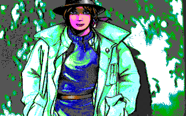 Teenage Queen IBM PC/Compatibles Screenshot: The game begins with this image.