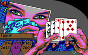 Teenage Queen for IBM PC/Compatibles - My opponent drops, but it's not a huge pot this time...