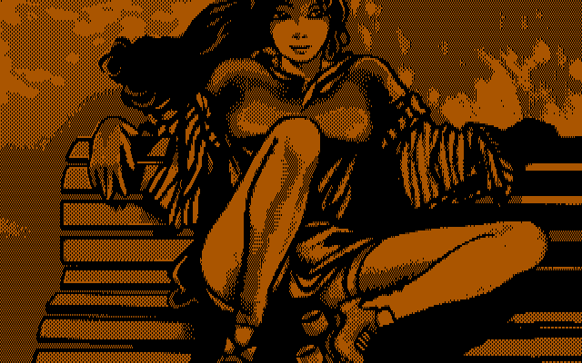 Teenage Queen IBM PC/Compatibles Screenshot: This image is revealed after your first set of wins.