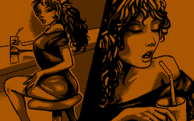 Teenage Queen IBM PC/Compatibles Screenshot: I recovered, and here's the next winning image.