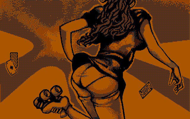 Teenage Queen IBM PC/Compatibles Screenshot: Pictures become progressively more revealing.