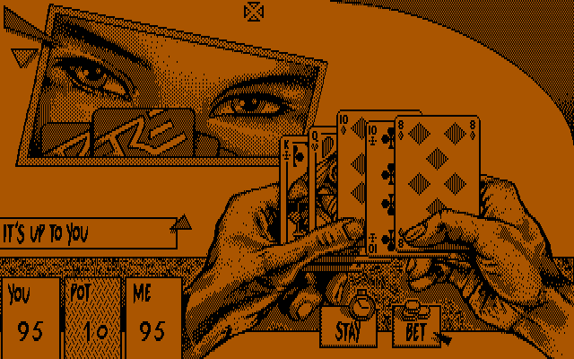 Teenage Queen IBM PC/Compatibles Screenshot: The game begins!