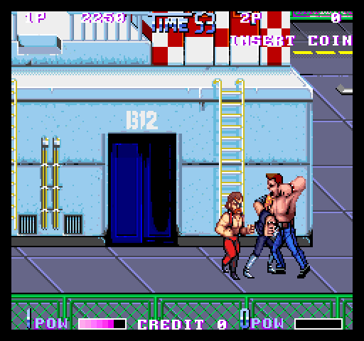 Double Dragon II: The Revenge Arcade Screenshot: Some opponents are much larger than you...