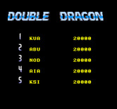 Double Dragon II: The Revenge for Arcade - High scores.