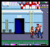 Double Dragon II: The Revenge for Arcade - Some opponents are much larger than you...