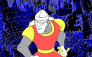Dragon's Lair for IBM PC/Compatibles - Our hero enters the next room...
