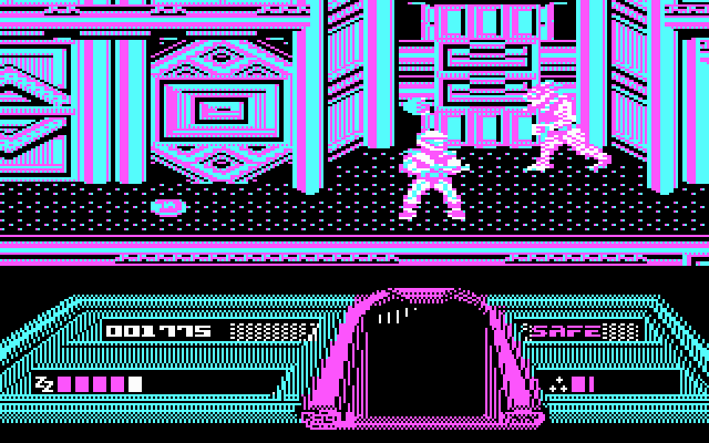 Dream Warrior IBM PC/Compatibles Screenshot: I'm under attack!