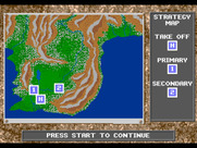 F-15 Strike Eagle II for Sega Genesis / Mega Drive - Here's my mission map.