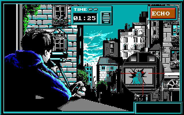 Hostage: Rescue Mission IBM PC/Compatibles Screenshot: Target identified!