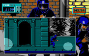 Hostage: Rescue Mission for IBM PC/Compatibles - Don't be seen by the search lights or you'll be shot.