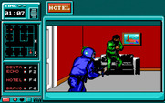 Hostage: Rescue Mission for IBM PC/Compatibles - Terrorist spotted; don't get shot!