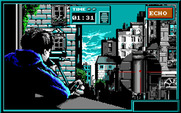 Hostage: Rescue Mission for IBM PC/Compatibles - Sniping sequence; searching for a target.