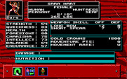 Knights of Legend for IBM PC/Compatibles - Some player stats.