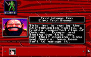 Knights of Legend for IBM PC/Compatibles - Starting the game at an inn.
