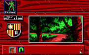 Knights of Legend for IBM PC/Compatibles - Entering a forest.