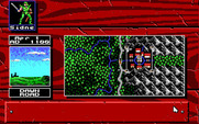 Knights of Legend for IBM PC/Compatibles - Navigating on the world map.