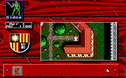 Knights of Legend for IBM PC/Compatibles - Overhead view of the town.