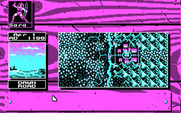 Knights of Legend for IBM PC/Compatibles - Navigating in the world map.