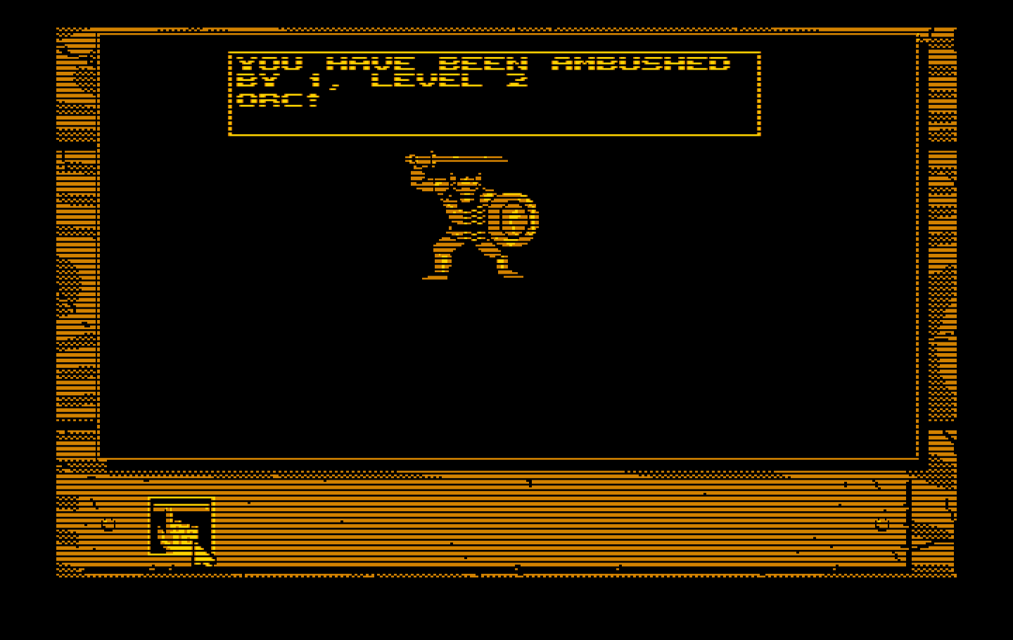 Knights of Legend IBM PC/Compatibles Screenshot: It's an ambush!