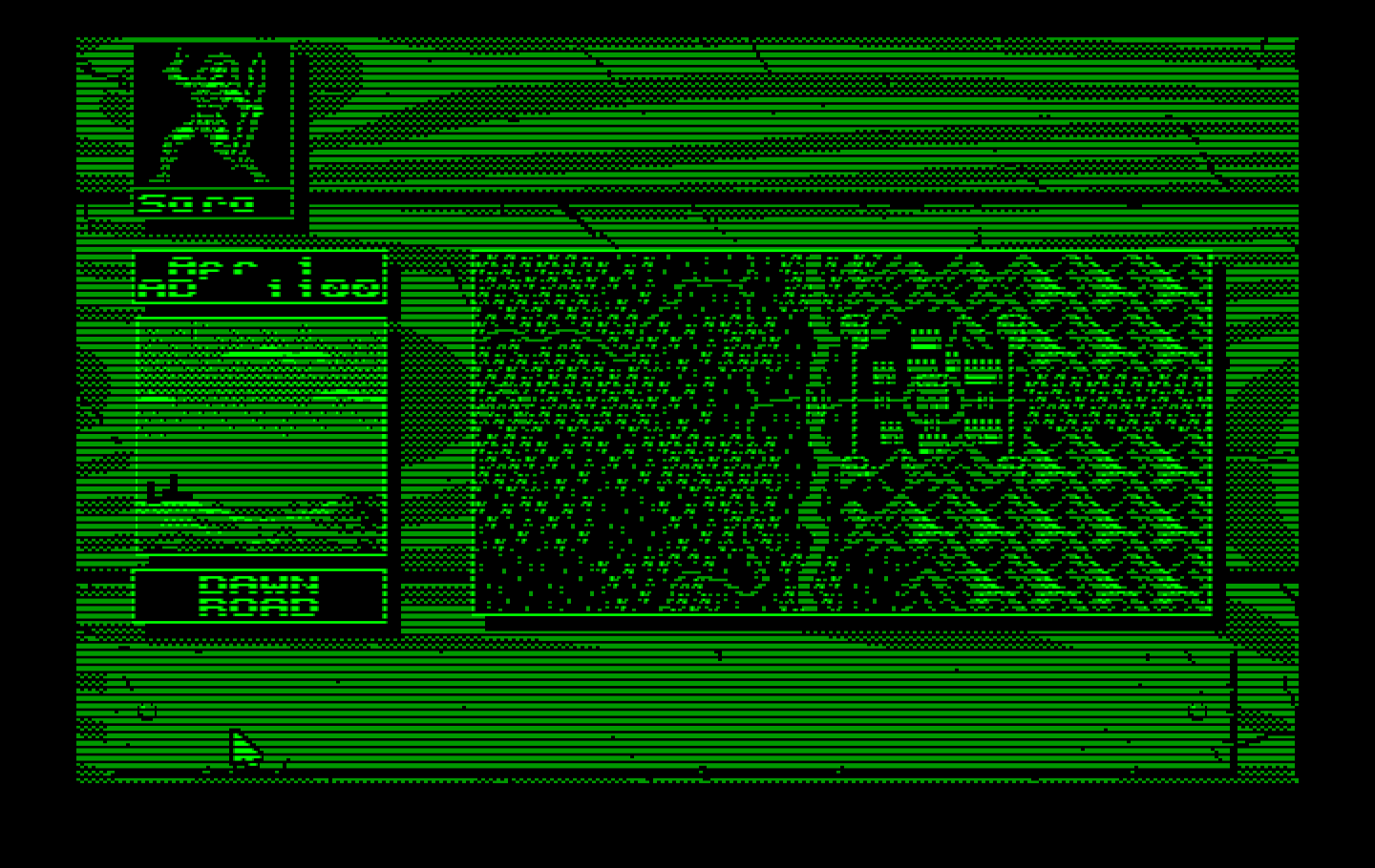 Knights of Legend IBM PC/Compatibles Screenshot: Navigating in the world view.