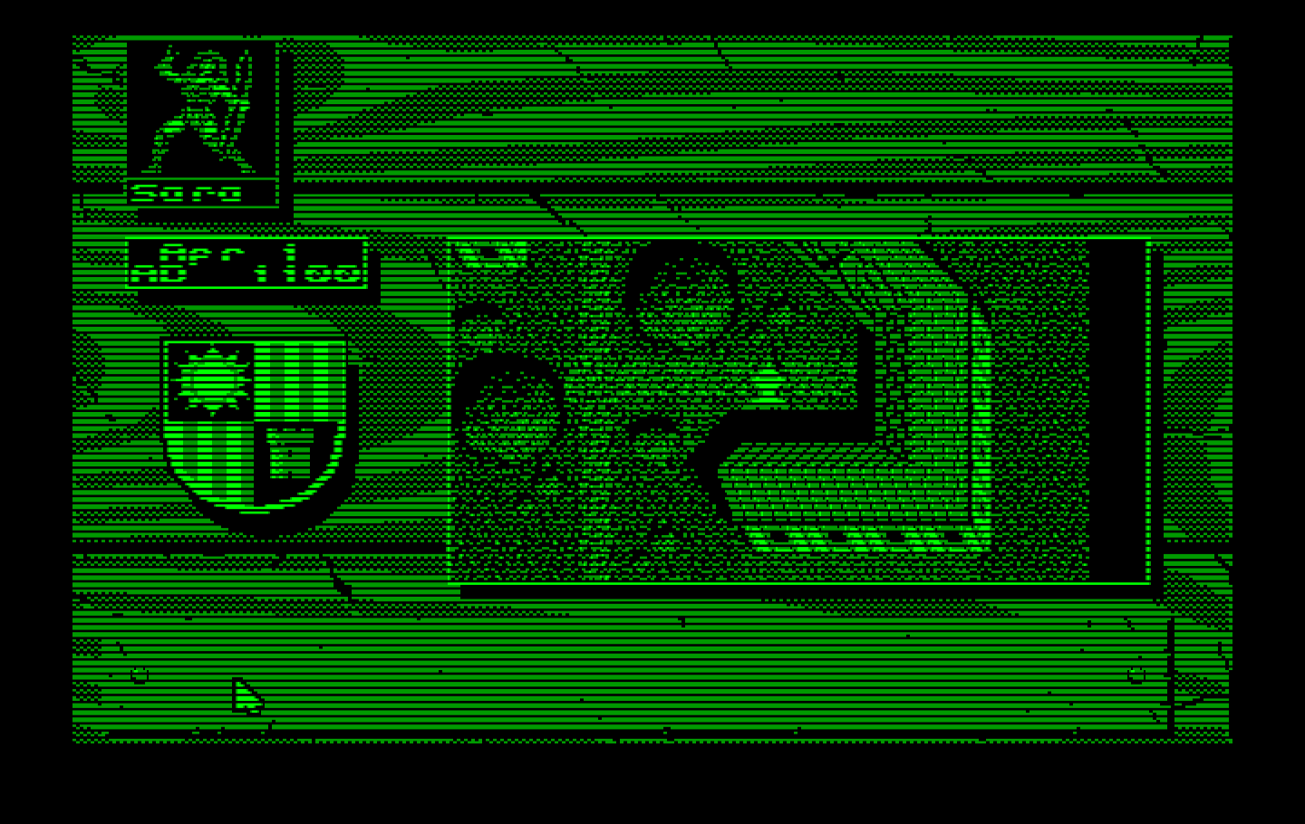Knights of Legend IBM PC/Compatibles Screenshot: Overhead view of the town.