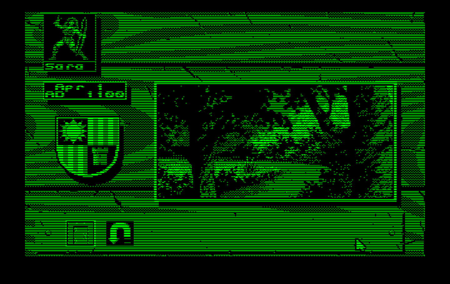 Knights of Legend IBM PC/Compatibles Screenshot: Entering the forest.