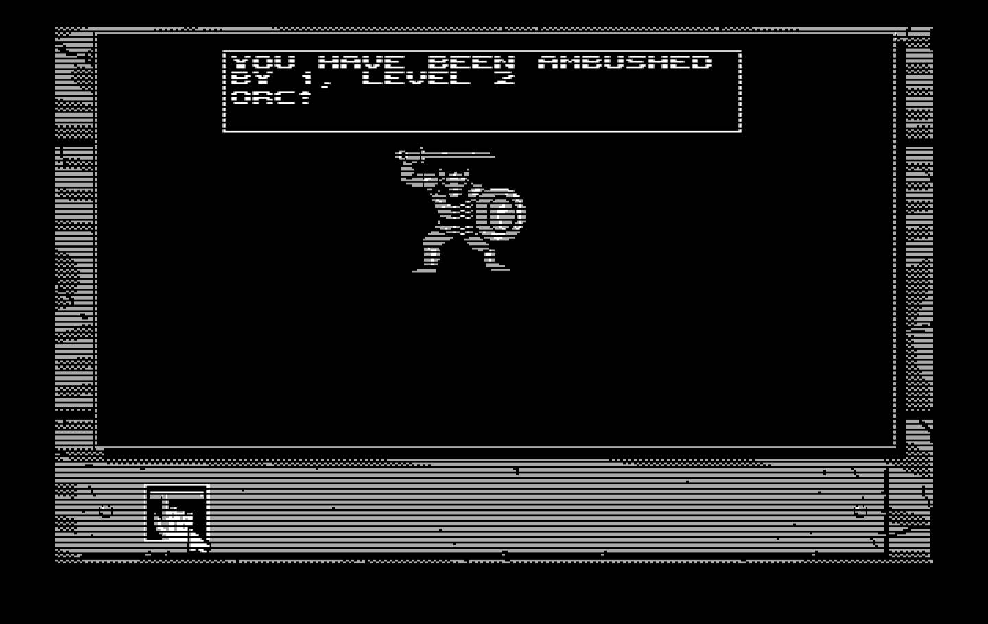 Knights of Legend IBM PC/Compatibles Screenshot: It's an ambush!