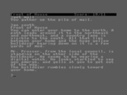 Hitchhiker's Guide to the Galaxy, The for Commodore 16 & Plus/4 - Someone is trying to knock down your house!