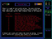 MinerVGA for IBM PC/Compatibles - Game instructions.