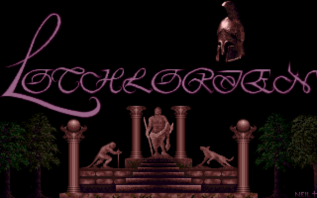 Never Mind Amiga Screenshot: M.C. Lothlorien Ltd. logo screen.