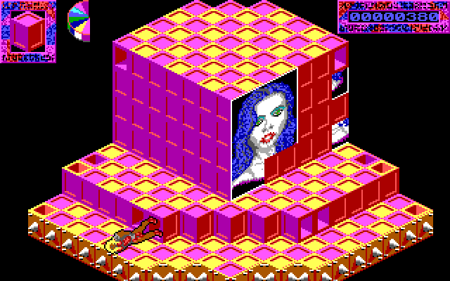 Never Mind IBM PC/Compatibles Screenshot: You may need to go through multiple transporters to reach your destination.