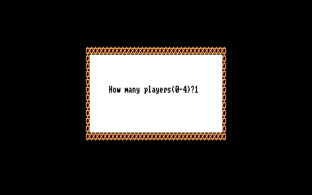 Nobunaga's Ambition II IBM PC/Compatibles Screenshot: Up to four players can play 