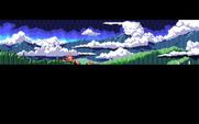 Nobunaga's Ambition II for IBM PC/Compatibles - Side-scrolling graphic leading into the game