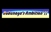 Nobunaga's Ambition II for IBM PC/Compatibles - Title screen