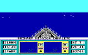 Ocean Ranger for IBM PC/Compatibles - A message appears when the primary and secondary missions are complete