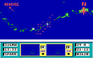 Ocean Ranger for IBM PC/Compatibles - A view of the Tactical Chart