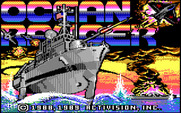 Ocean Ranger for IBM PC/Compatibles - Title screen