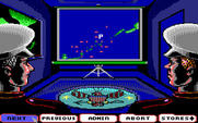 Ocean Ranger for IBM PC/Compatibles - The primary target.  Later screens show the secondary target and home port