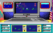 Ocean Ranger for IBM PC/Compatibles - A view of the Tactical Map from the Captain's laptop
