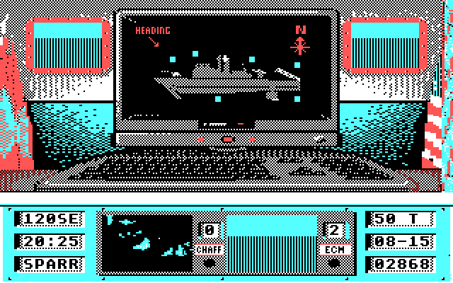 Ocean Ranger IBM PC/Compatibles Screenshot: Here's the shp's maintenance status