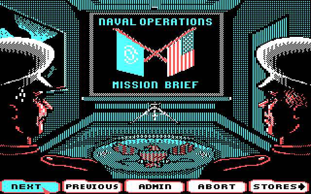Ocean Ranger IBM PC/Compatibles Screenshot: United States Marine Corps.... oooh rah!