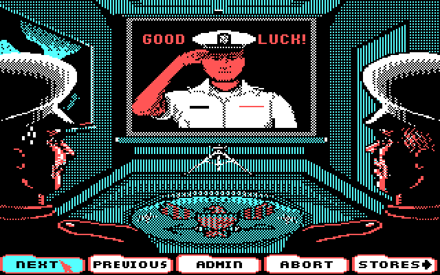 Ocean Ranger IBM PC/Compatibles Screenshot: A little bit of good luck never hurts!