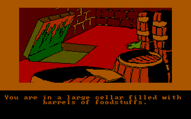 Hobbit, The IBM PC/Compatibles Screenshot: I wonder if anything is useful here...