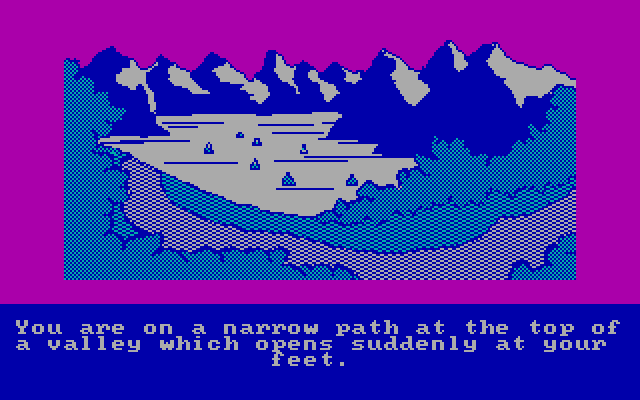 Hobbit, The IBM PC/Compatibles Screenshot: More paths!