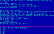 Hobbit, The for IBM PC/Compatibles - Talking to Elrond.