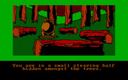 Hobbit, The for IBM PC/Compatibles - A clearing hidden amongst the trees!