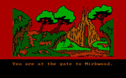 Hobbit, The for IBM PC/Compatibles - The gate to Mirkwood.